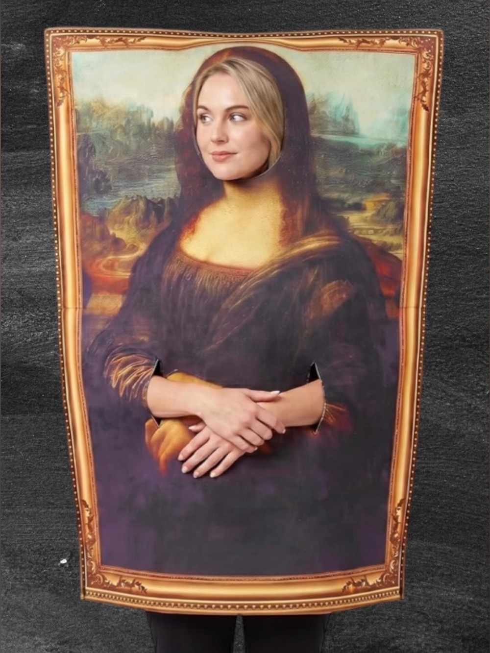 2 for $30 | Costume - Mona Lisa Face-In-Hole Costume Tunic